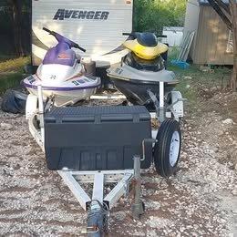 2002 Sea-Doo Bombardier XP & 1995 SPI With Trailer