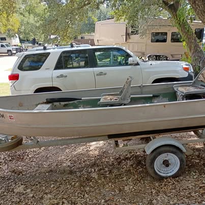 1957 Meyers Aluminum V Hull Boat