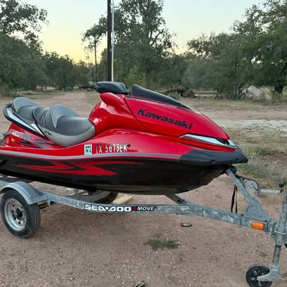 Supercharged Kawasaki 2019 Ultra 310LX And A 2009 260X With Tandem Ski Trailer