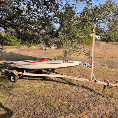 Amf Sunfish Sailboat With Trailer