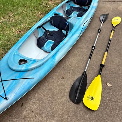 Pelican Premium Tandem Kayak – 2 Person – Ram-x Premium – 2 Paddles Included